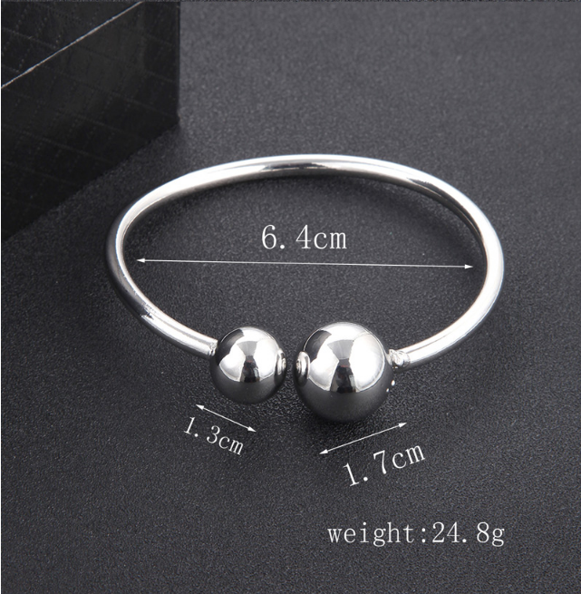 Simple Style Geometric Alloy Plating Men'S Bangle